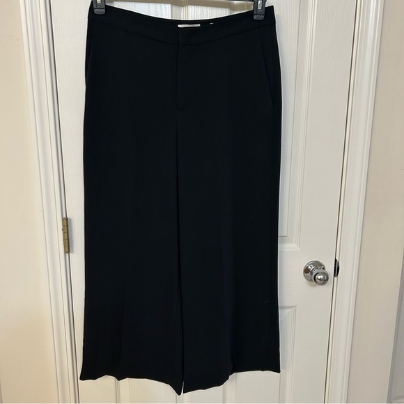 Vince Crop Wide Leg Pants in Black Size 12 - Picture 4 of 8